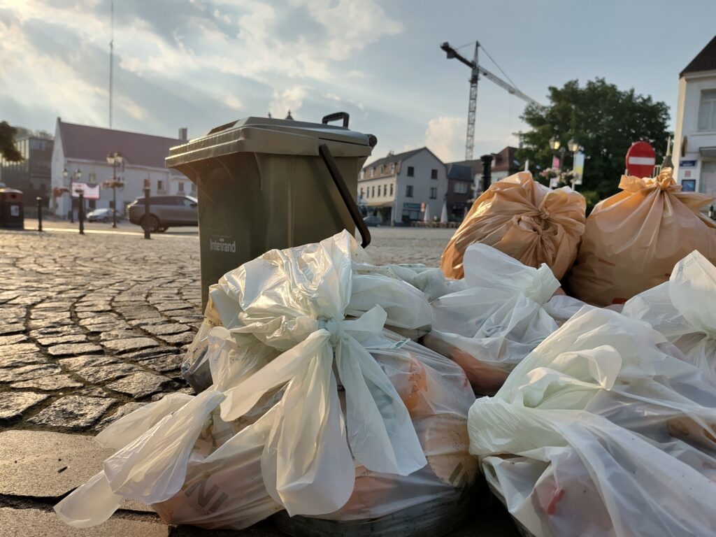 Smart waste bin in Tervuren