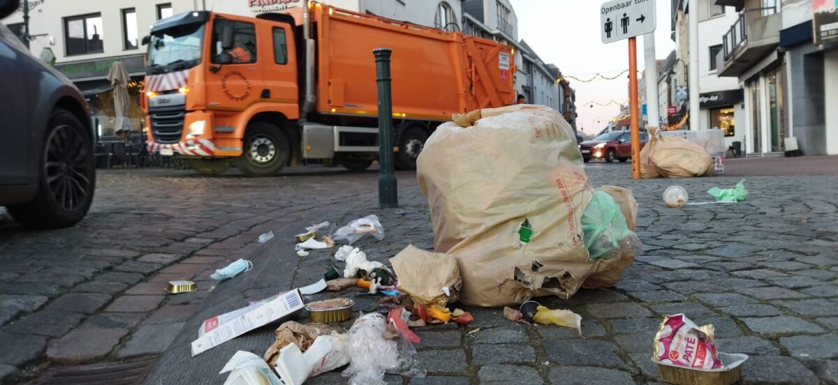 Rubbish collection in Tervuren